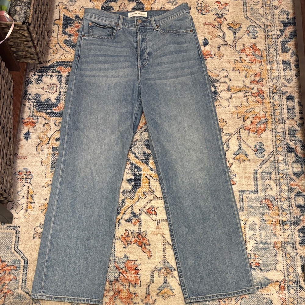 Denim Forum Arlo High Rise Straight